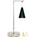 Digital LED Lamp w/ Cone Shade - White Shade
